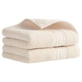 thumbnail image 1 of Unique Bargains 13" x 29" Solid Soft Absorbent Hand Towel Beige 2-Piece, 1 of 5