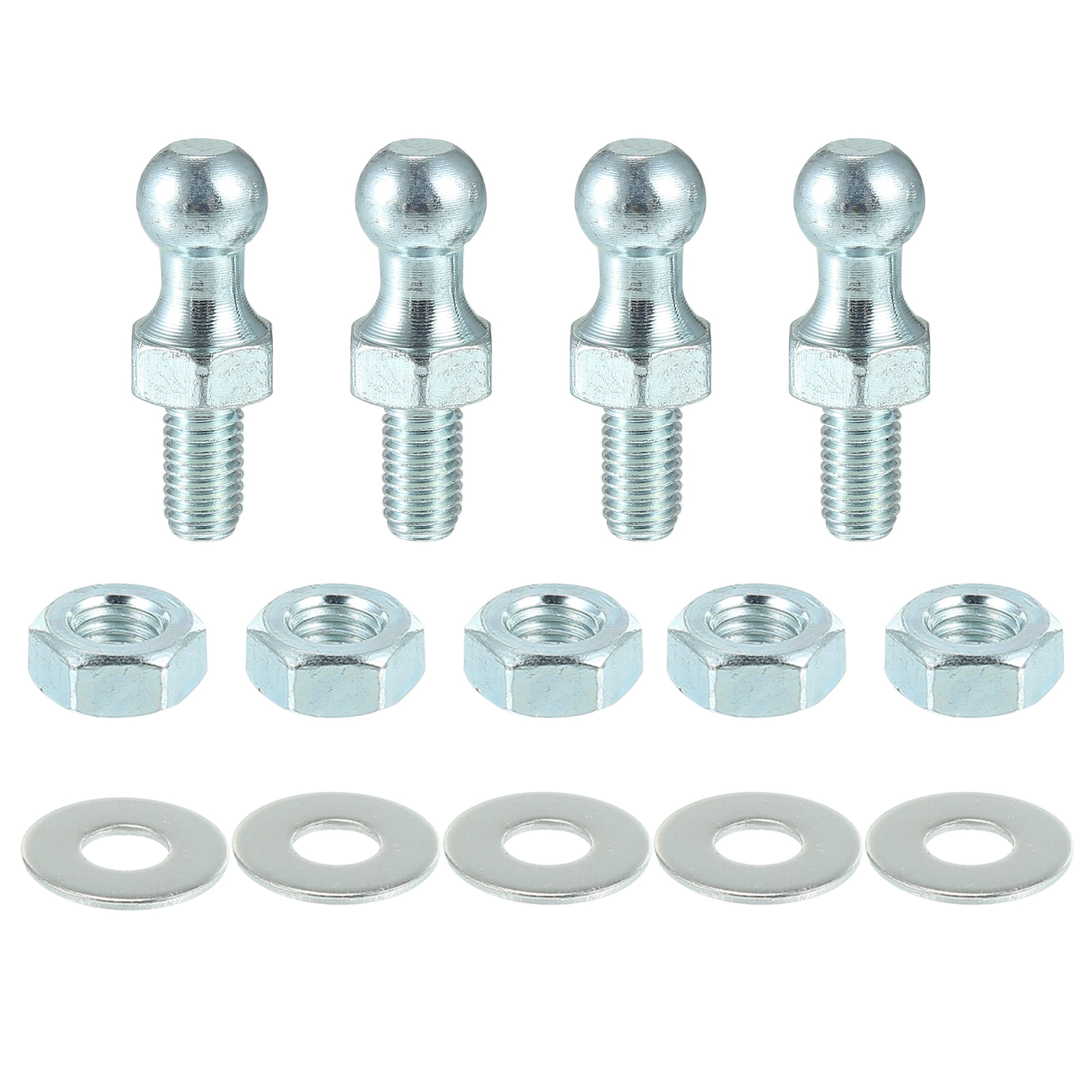Unique Bargains 13mm Car Strut Ball 5/16-18 Thread with Lock Nuts and Washers
