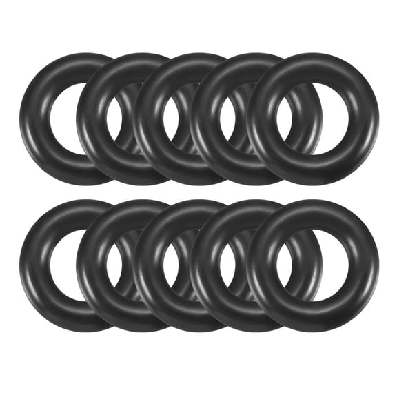 Unique Bargains 13mm x 7mm x 3mm Rubber O Rings Oil Seal Gasket Replacement 10PCS