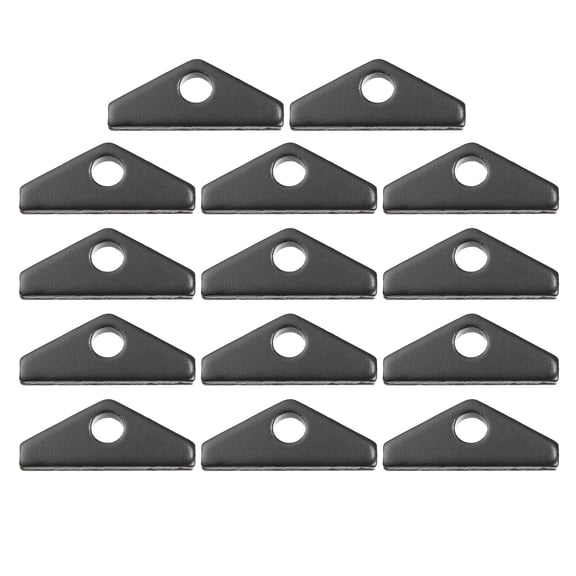 Unique Bargains 14 Pcs 1-1/2" Valve Cover Spreader Tab Replacement Fit for Big Block for Chevy 396 427 454 502 Black