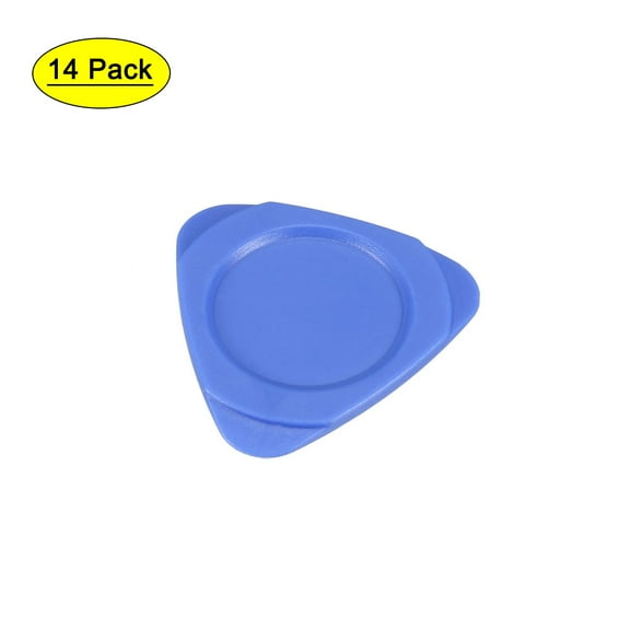 Unique Bargains 14Pcs Blue Plastic Triangle Opening Tool Kit Opener for Cell Phone PC Case