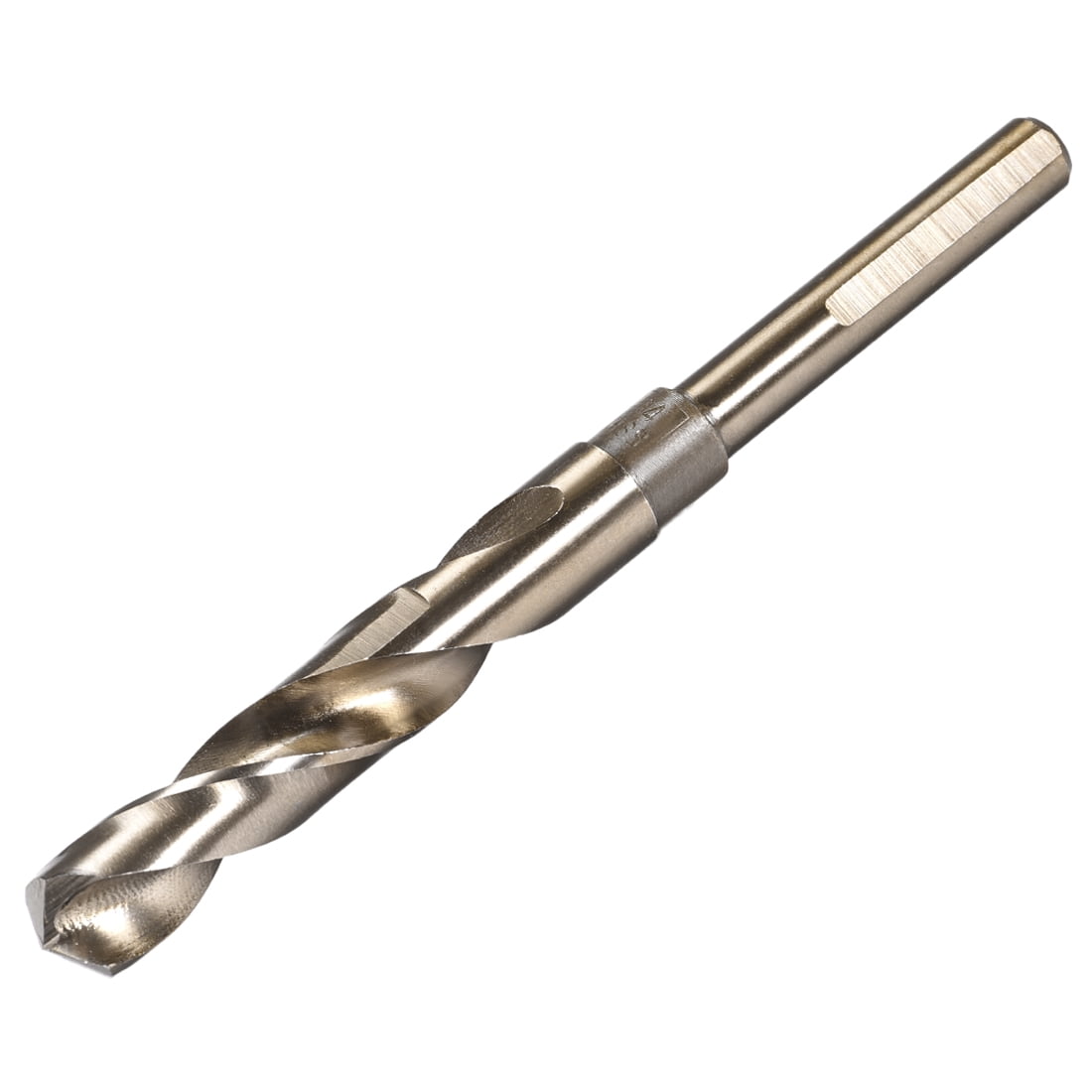 Unique Bargains 14mm Black Nitride Gold Titanium Coated Reduced Shank Twist Drill Bits