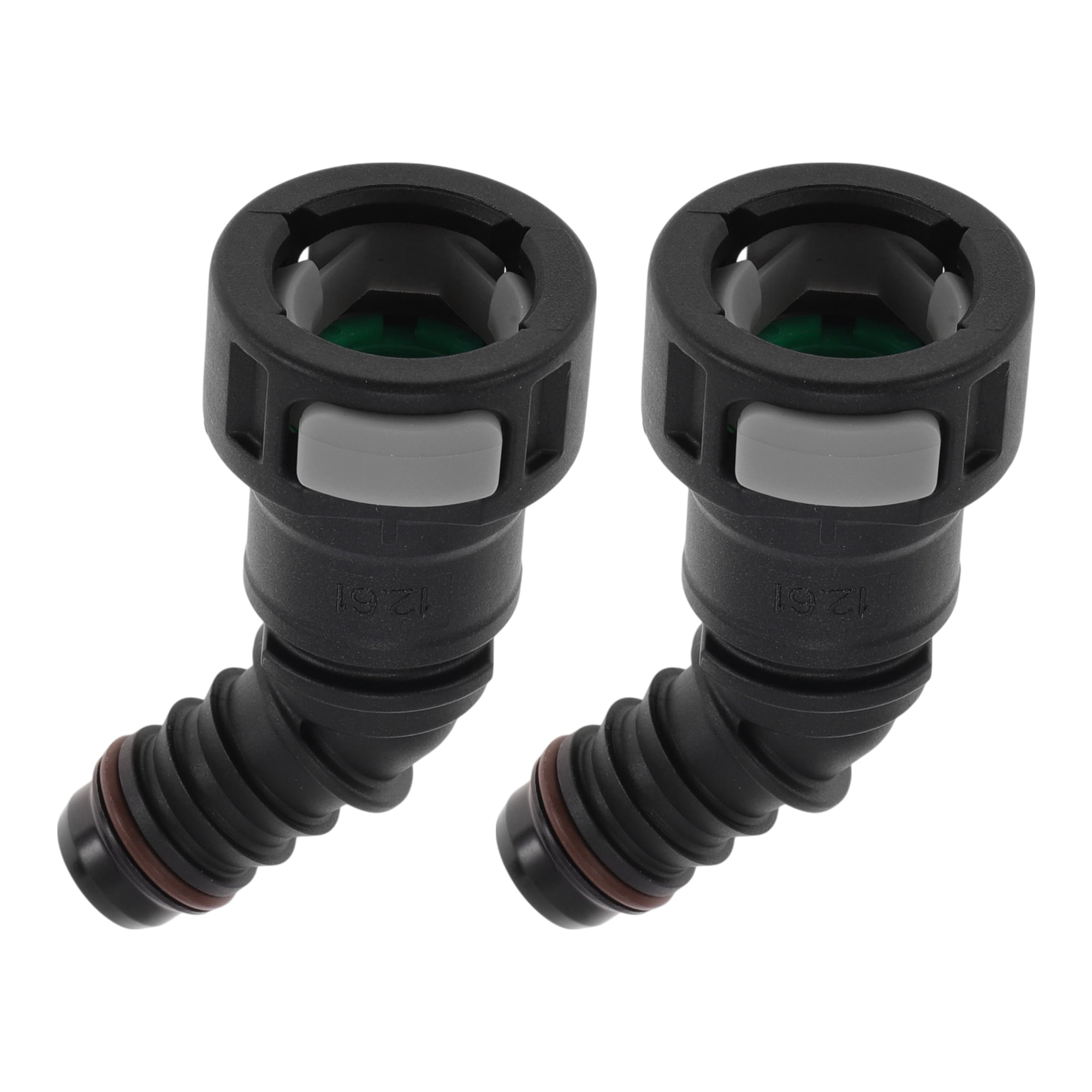 Unique Bargains 15/32" Fuel Line Quick Connector for 1/2" SAE Male Connector 2 Pcs