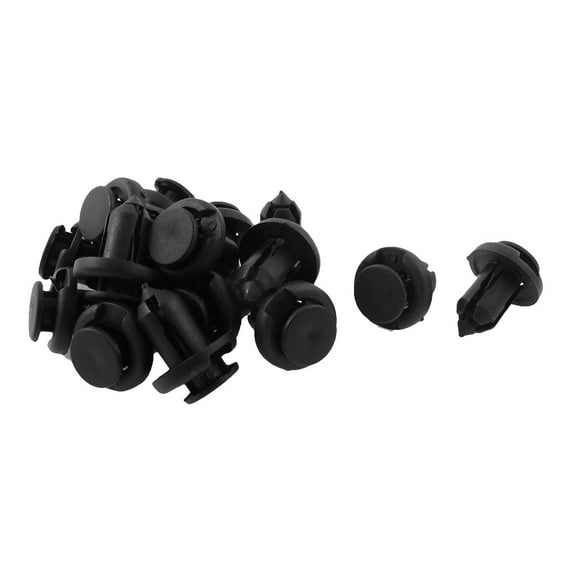 Unique Bargains 15 Pcs 10mm Hole Plastic Rivets Car Trim Panel Push Fastener Clips for Toyota