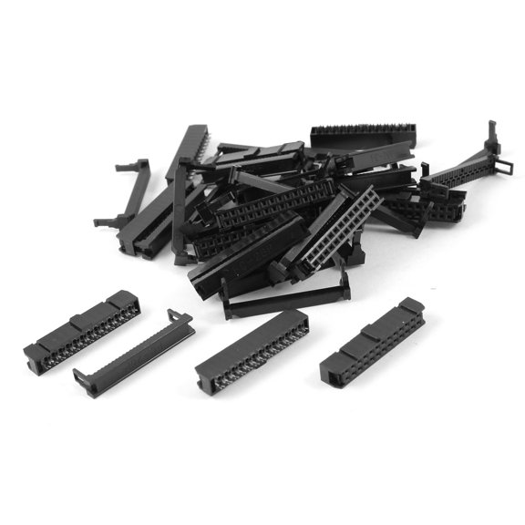 Unique Bargains 15 Pcs IDC FC-26 Connector Straight 26 Pin Female Header 2.54mm Pitch