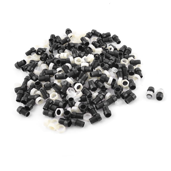 Unique Bargains 150 Pcs Spacer Insert 5mm Plastic  Diode Holders Bezel Replacements