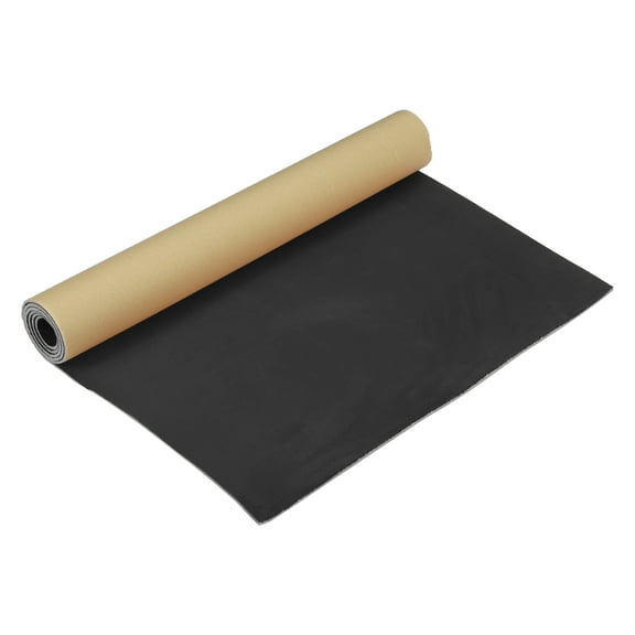 Unique Bargains 150G Suede Headliner Fabric 100" L x 57" W Foam Back for Car Roof Repair Black