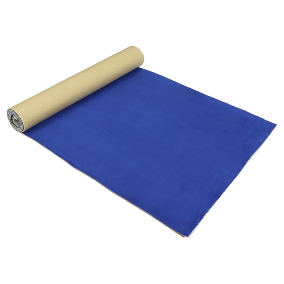 Unique Bargains 150G Suede Headliner Fabric 20" L x 57" W Foam Back for Car Roof Repair Blue