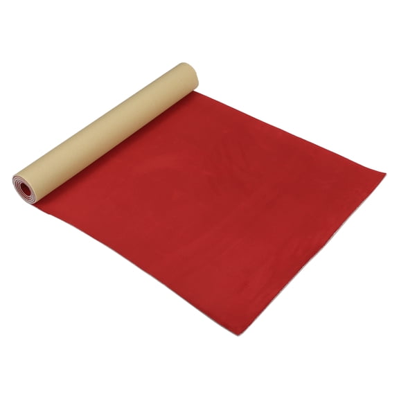 Unique Bargains 150G Suede Headliner Fabric 20" L x 57" W Foam Back for Car Roof Repair Wine Red