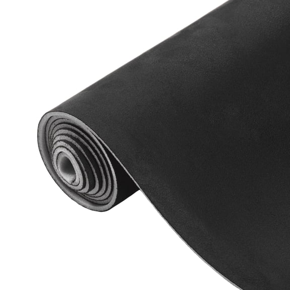 Unique Bargains 150x Suede Headliner Fabric 12"x57" Foam Back for Car Interior Roof Repair Black 76" L × 57" W