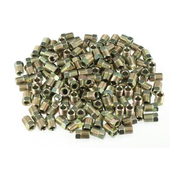 Unique Bargains 150pcs 3/8"-24 Threads Car Brake Line for 3/16" Steel Brake Line Tubing