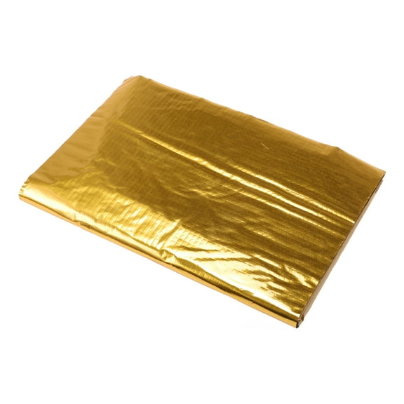 Unique Bargains 157mil 4mm 1.3sqft Car Sound Deadening Mat Aluminum Foil Foam Heat Shield Material Universal for Hood Fender and Boat Engine Cover 15.75"x11.81"