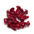 thumbnail image 1 of Unique Bargains 15PCS M6 x 20mm Red Hexagon License Plates Fairing Bolts Screws for Motorcycle, 1 of 2
