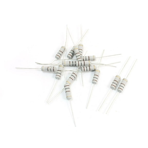 15Pcs 3Watt 3W 100 Ohm Axial DIP Fixed Carbon Film Resistors