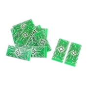 Unique Bargains 15Pcs SMD QFN32 QFP32 0.8mm 0.65mm IC PCB Adapter Converter 40 x 20mm