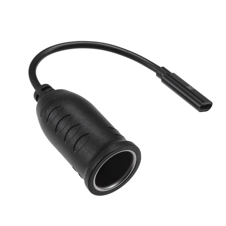 usb replacement for cigarette lighter Unique Bargains 15V 0.19m Cigarette Lighter Adapter USB Type C Cigarette  Lighter Converter Cable for Car RV Black