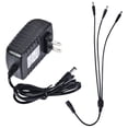 thumbnail image 1 of 15V 2A DC Power Supply Adapter 3-Way Power Splitter Cable with ON/OFF Switch 5.5mm x 2.1mm for CCTV Cameras, 1 of 6