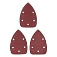 thumbnail image 1 of Unique Bargains 15pcs Triangle Detail Sander Sandpaper,Sanding Paper Sander Pads Sheet Assorted 5 Hole 40/60/80 Grits, 1 of 4