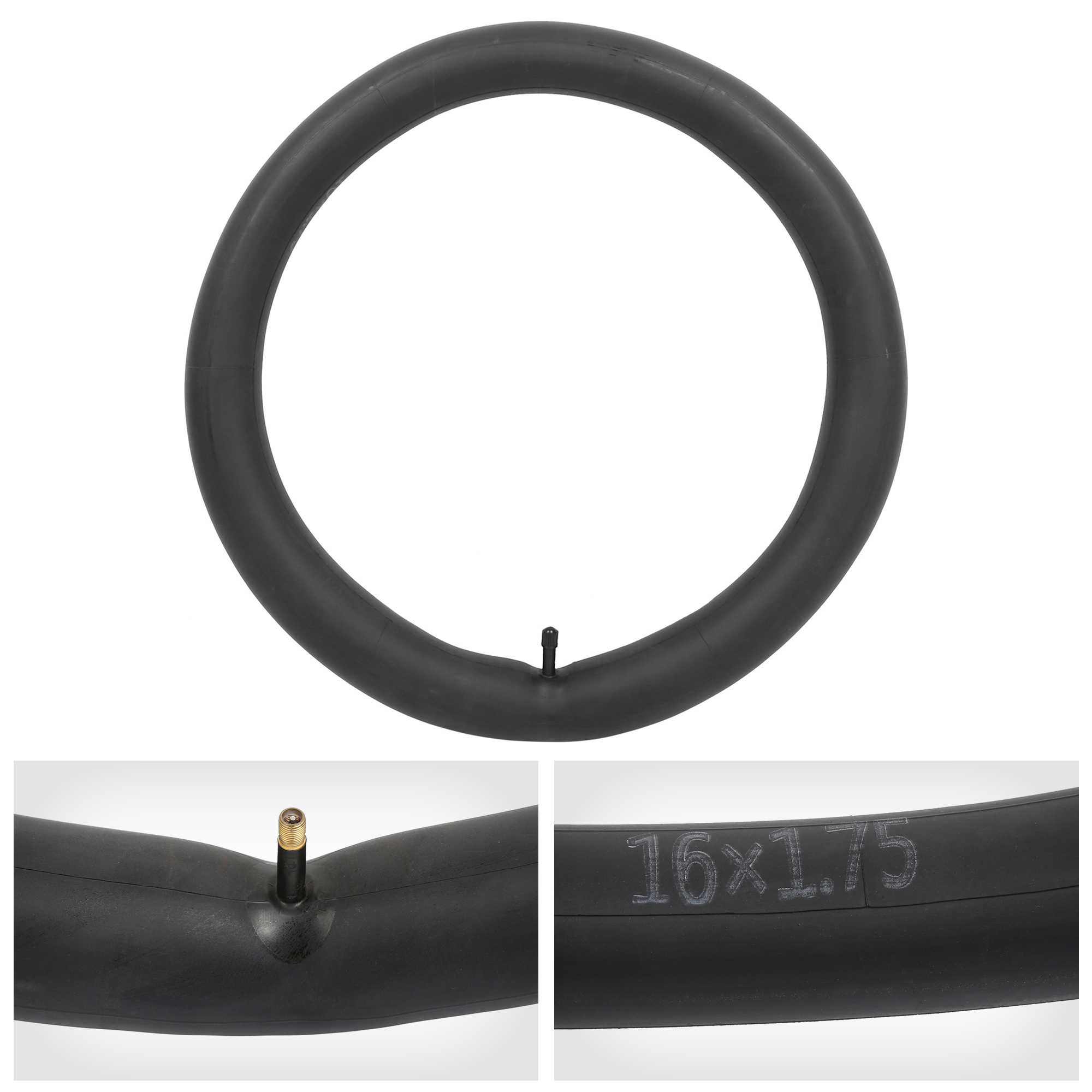 Unique Bargains 16" Bicycle Tire Tube 16"x1.50"/1.75"/1.90"/1.95"/2.125