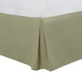 thumbnail image 1 of Unique Bargains 16" Drop Pleated Brushed Bed Skirt King Khaki, 1 of 7