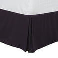 thumbnail image 1 of Unique Bargains 16" Drop Pleated Brushed Bed Skirt Twin Dark Purple, 1 of 7