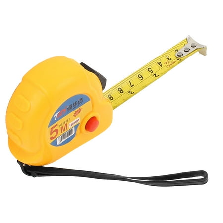 Unique Bargains 16-Foot Self Retracting Inch/Metric Steel Tape Measure