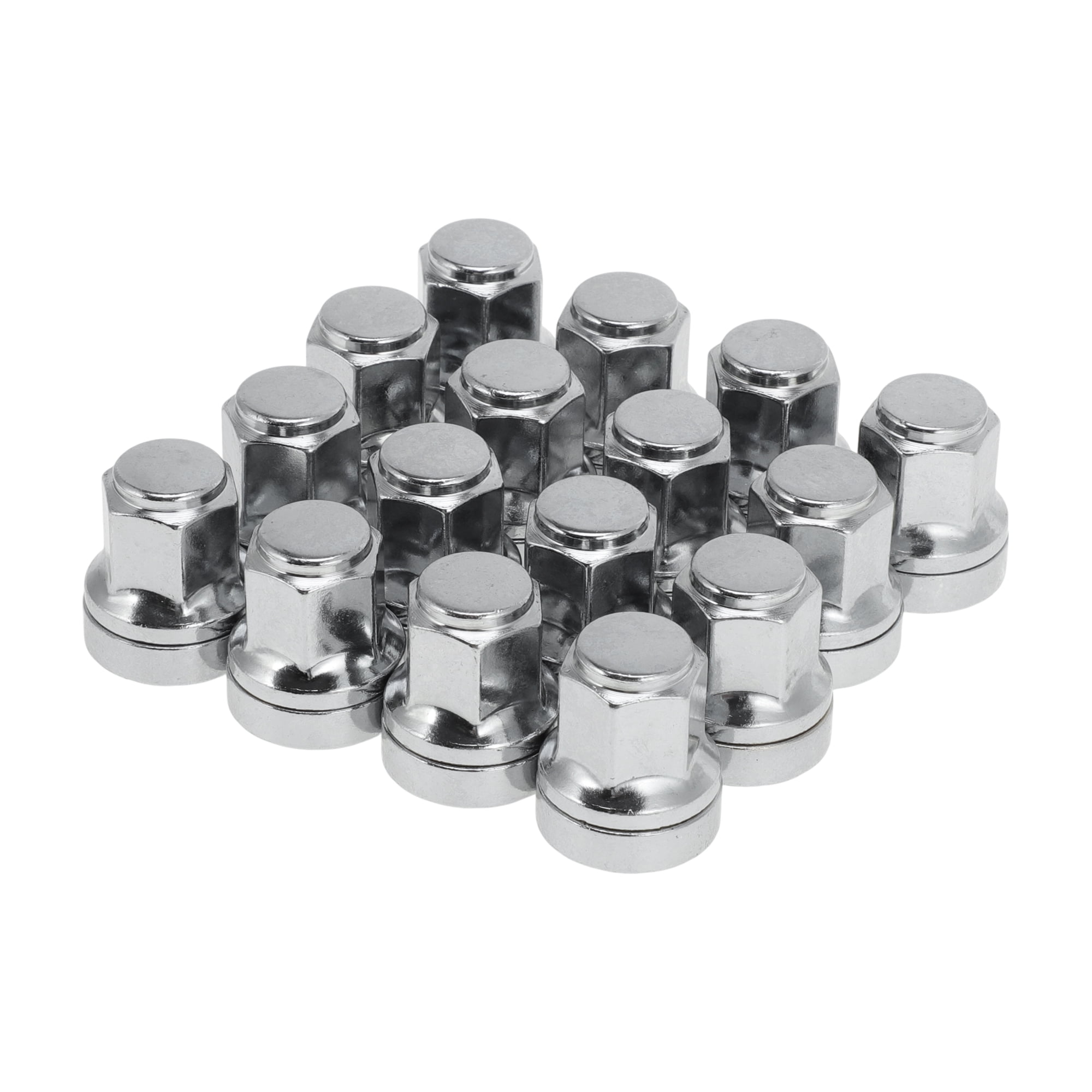 32-Piece Black Chrome Lug Nut Set – 14x1.5 Thread For 2017-2022 Ford F-250 & F-350 Trucks (Replaces HCPZ-1012)