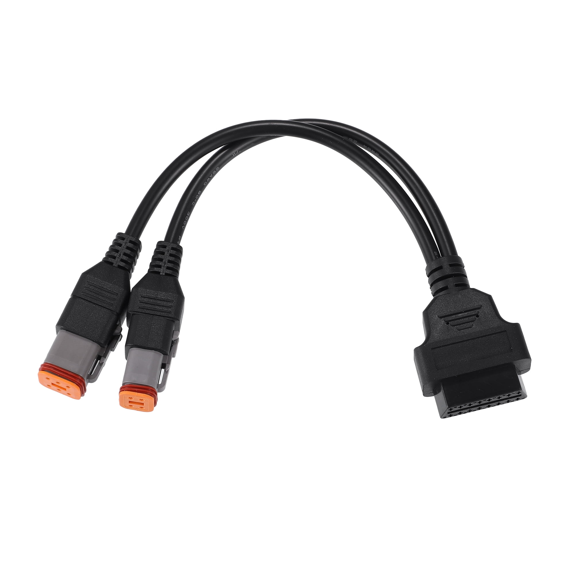 Unique Bargains 16 Pin to 4 Pin 6 Pin Motorcycle OBD Cable Diagnostic Tool Scanner Adaptor