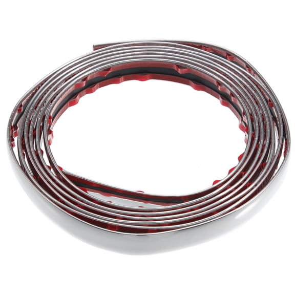 Unique Bargains 16ft Automotive Trim Car RV Door Window Bumper Side Body Trim Strip Scratch Proof 18mm Silver Tone