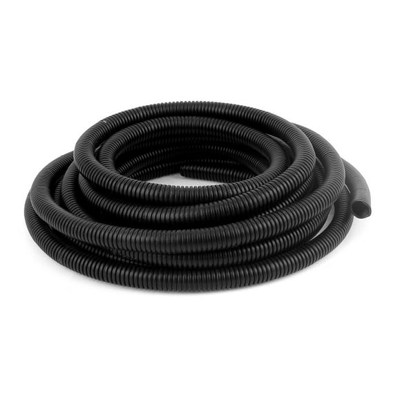 Unique Bargains 16ft 10x13mm Flexible Corrugated Hose Tubing for Garden, Office, Pond Pump Filter