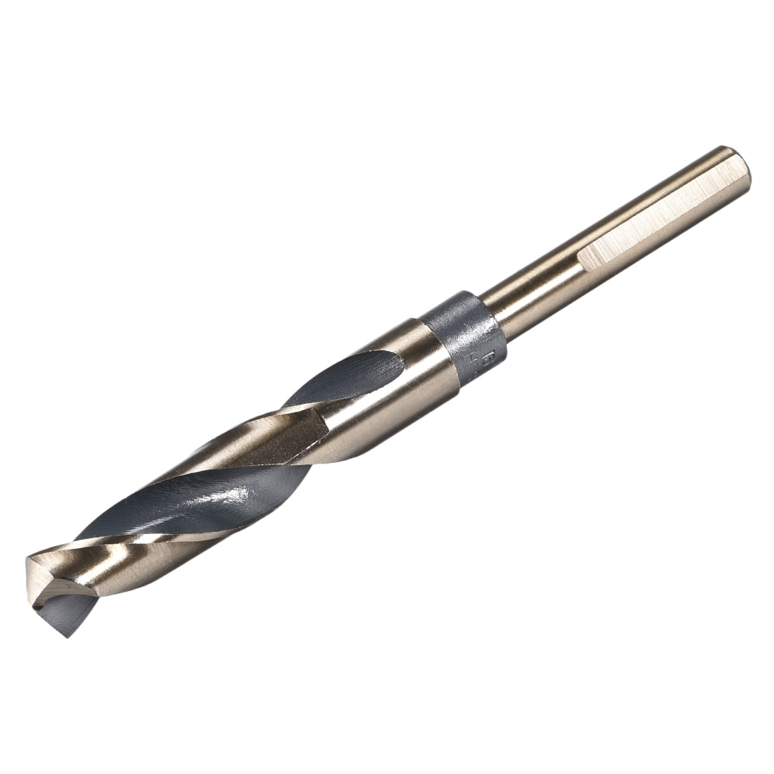 Unique Bargains 16mm Black Nitride Gold Titanium Coated High Speed Steel Twist Drill Bits