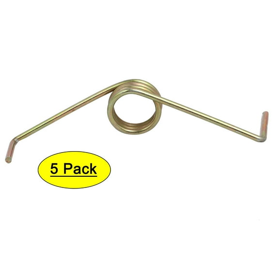 Unique Bargains 16mm Dia 5.5mm Length Metal Tension Spring Bronze Tone 5Pcs