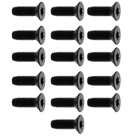 Unique Bargains 16pcs Auto Screws for Jeep Wrangler CJ7 YJ TJ 76-06 Fasteners Windshield Frame Hinge Tailgates Screw Black