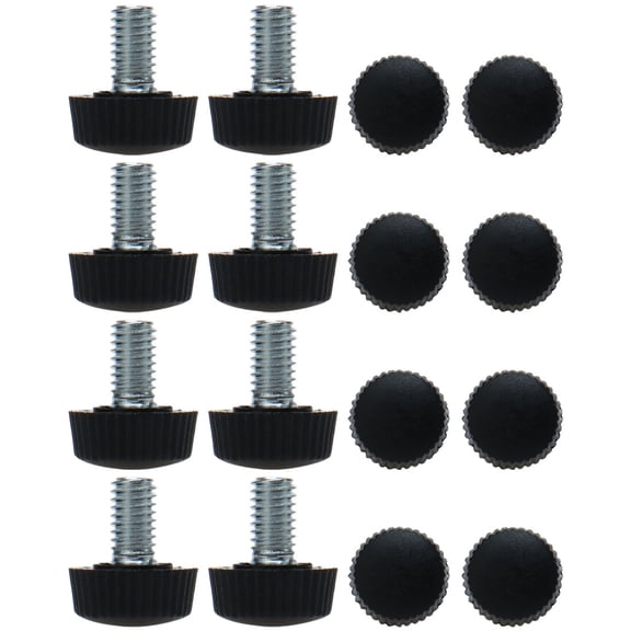 Unique Bargains 16pcs M6 x 10 x 16mm Leveling Feet Adjustable Leveler Floor for House Furniture Cabinet Table Leg