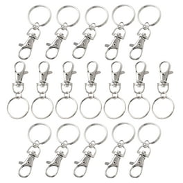 41-919-0225 Titanium Key Ring (Split Ring), 25mm Octagon - Rings & Things