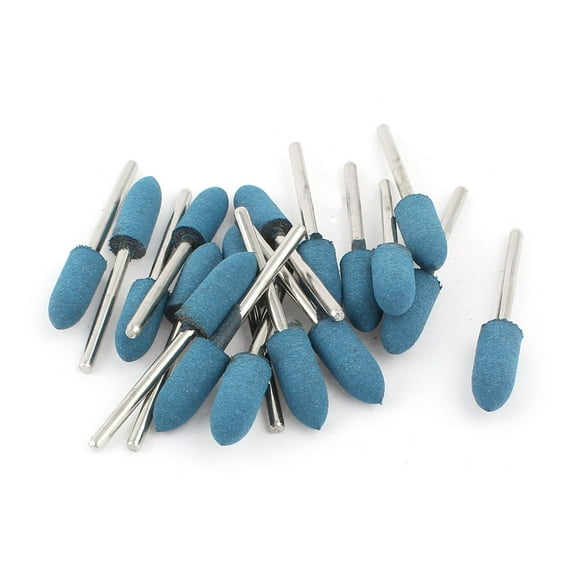 Unique Bargains 18 Pcs Rubber Cone Polishing Mounted Point Rotary Tool 8mm x 3mm