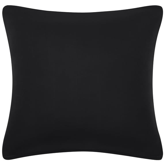 Unique Bargains 18'x18' Decorative Throw Pillow Cover Stretch Spandex Sofa Cushion Cover, Black