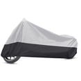 thumbnail image 1 of Unique Bargains 190T L Motorcycle  Motorbike Cover Waterproof Outdoor Rain Dust Sun Protection Black, Silver Tone, 1 of 7