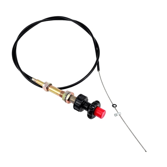 Unique Bargains 183cm/6FT Throttle Cable Heavy Duty Adjustable Locking Control Cable for Truck Equipment VCGTX06