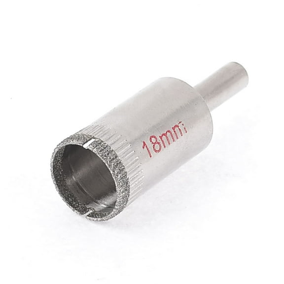 Unique Bargains 18mm Diameter Diamond Tipped Tile Ceramic Glass Hole Saw Drill Bit