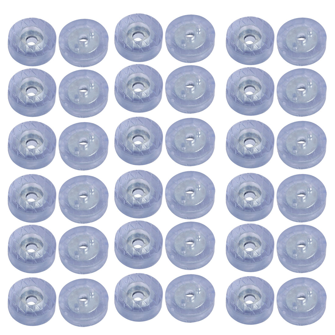 Unique Bargains 18mmx7mm Rubber Round Shape Anti-slip Furniture Foot