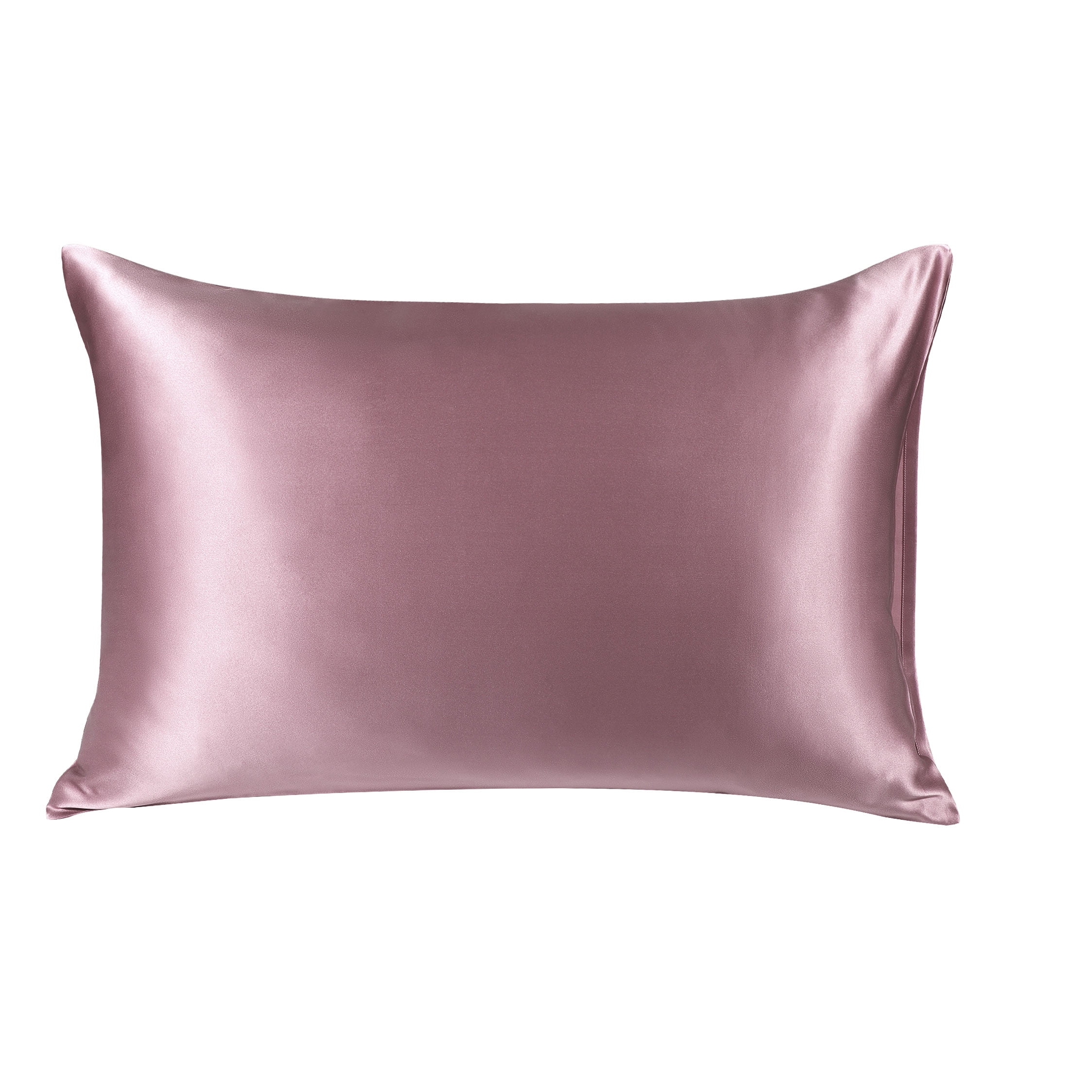 Unique Bargains 19 Momme Silk Pillowcase Envelope Closure Mauve King