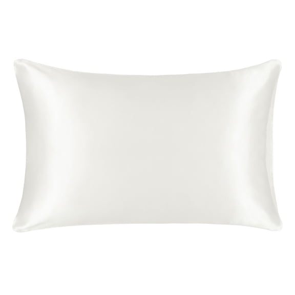 Unique Bargains 19 Momme Silk Pillowcase Envelope Closure White King