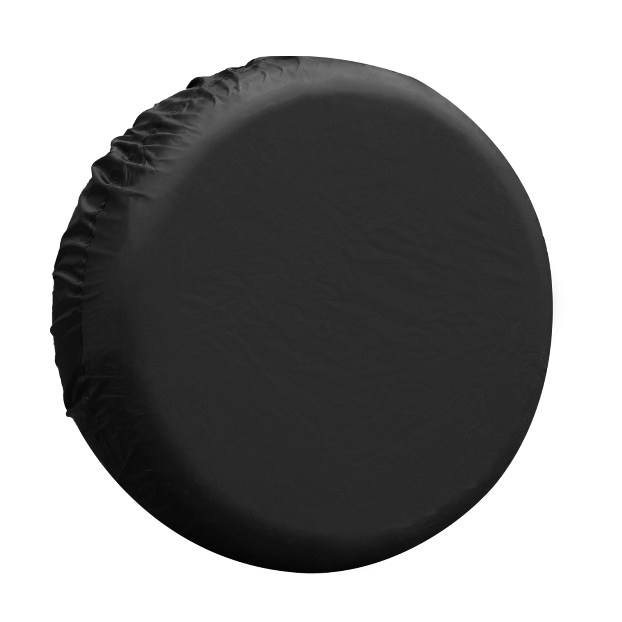 Unique Bargains 190T Polyester Spare Tire Cover for Jeep Trailer RV SUV Truck Black 17inch