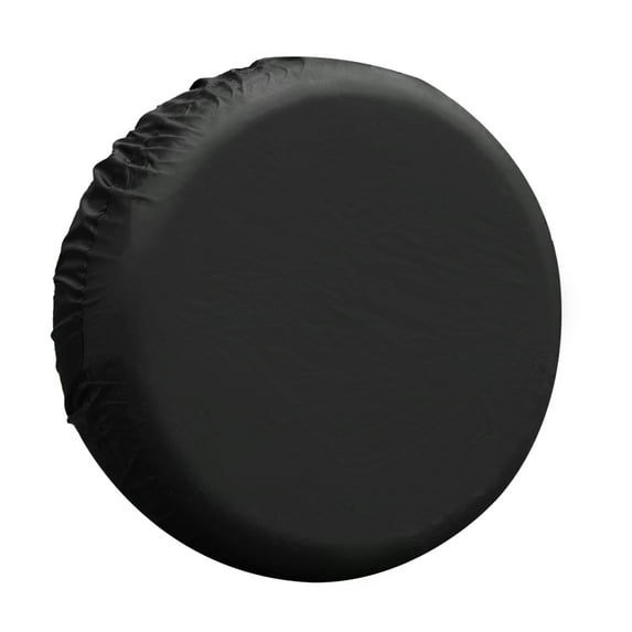 Unique Bargains 190T Polyester Spare Tire Cover for Jeep Trailer RV SUV Truck Black 17inch