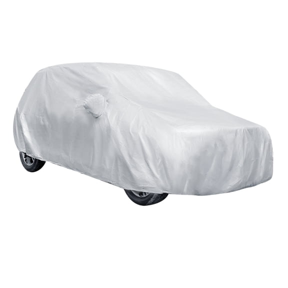 Unique Bargains All Weather Protect Car Cover 190T Polyester Breathable Waterproof Dustproof Silver Tone 193 x 73 x 71inch (L*W*H)