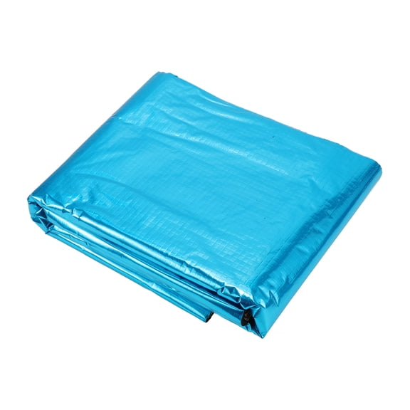 Unique Bargains 197mil 5mm 4.31sqft Car Sound Deadening Mat Aluminum Foil Foam Heat Shield Material Universal for Hood Fender and Boat Engine Cover 39.37"x15.75" Blue