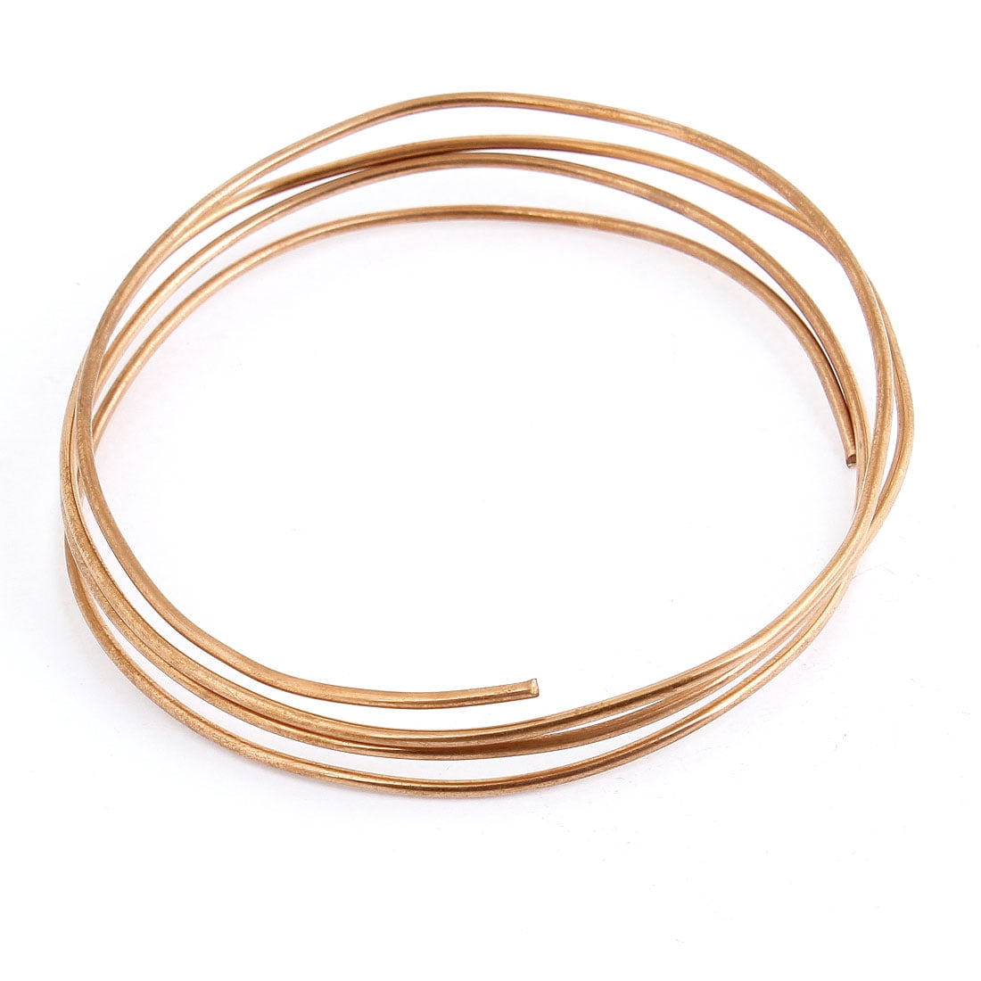Unique Bargains 1M Length 1.8mm Dia Refrigeration Tubing Coil Copper Tone for Fridge