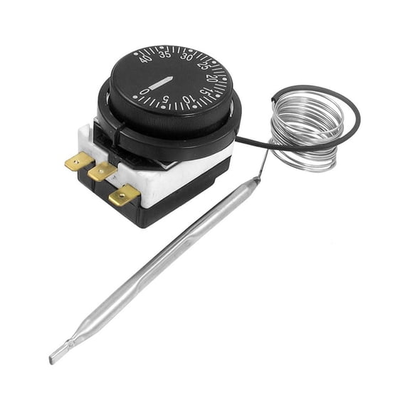 Unique Bargains 1NC 1NO  250V 16A 0-40C Temperature Thermostat Switch Sensor w 57.1" Capillary