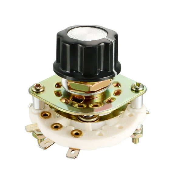 Unique Bargains 1P8T 1 Pole 8 Throw 1Deck Band Channel Rotary Switch Selector with Knob